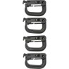 Mousquetons GRIMLOC noir MAXPEDITION pack de 4 - 1