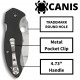 Couteau Spyderco Canis lame 8.7cm lisse acier manche CF/G10 (carbone/fibre de verre) - C248CFP - 6