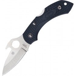 Couteau Spyderco Dragonfly 2 lame 5.8cm lisse manche FRN (Nylon renforcé) - C28PGYW2 - 3