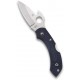 Couteau Spyderco Dragonfly 2 lame 5.8cm lisse manche FRN (Nylon renforcé) - C28PGYW2 - 3