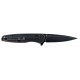 Couteau Shikra pliable Ontario Knife Company Lame lisse 8.13cm manche titan et lin - 2