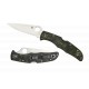 Couteau Spyderco Endura 4 lame 9.7cm lisse manche FRN (Nylon renforcé) - C10ZFPGR - 1