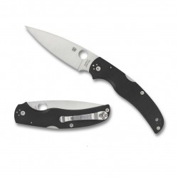 Couteau Spyderco Native Chief lame 10.4cm lisse satin manche G-10 (Fibre de verre) - C244GP - 1