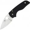 Couteau Spyderco Lil Native lame 6.1cm Lisse Satin manche G-10 (Fibre de verre) - C230GP