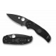 Couteau Spyderco Native 5 lame 7.5cm Lisse noir manche noir FRN (Nylon renforcé) - C41PBBK5 - 1