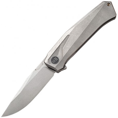 Couteau Gava 2006B WE KNIFE gris lame lisse 8,26cm - 1