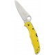 Couteau Spyderco Pacific Salt II lame 9.6cm lisse satin manche jaune FRN (Nylon renforcé) - C91PYL2 - 3