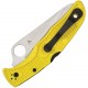 Couteau Spyderco Pacific Salt II lame 9.6cm lisse satin manche jaune FRN (Nylon renforcé) - C91PYL2 - 2