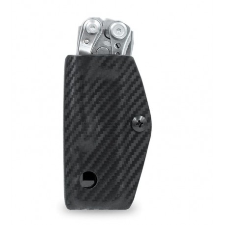 Etui pour outil multifonctions Leatherman Skeletool CLIP-&-CARRY noir carbone - 1