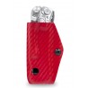 Etui pour outil multifonctions Leatherman Skeletool CLIP-&-CARRY rouge carbone - 1
