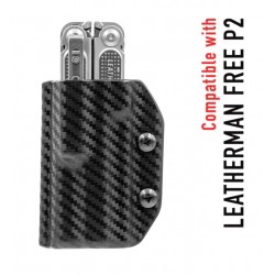 Etui pour outil multifonctions Leatherman Free P2 CLIP-&-CARRY carbone noir - 2