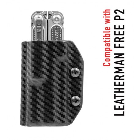 Etui pour outil multifonctions Leatherman Free P2 CLIP-&-CARRY carbone noir - 2