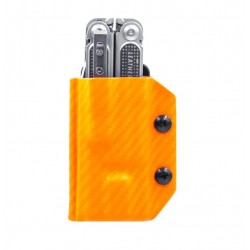 Etui pour outil multifonctions Leatherman Free P2 CLIP-&-CARRY orange carbone - 3