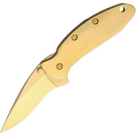 Couteau Chive A/O Acier Inox Or KERSHAW - 1