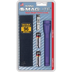 Mini Maglite 2AA Xénon Mauve - 2