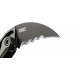 Couteau Provoke Noir lame dentelée Veff - CRKT - 7