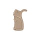 Crosse Caoutchouc Ergonomique Grip pour M4/M16/AR15 Beige F.A.B Defense - 2