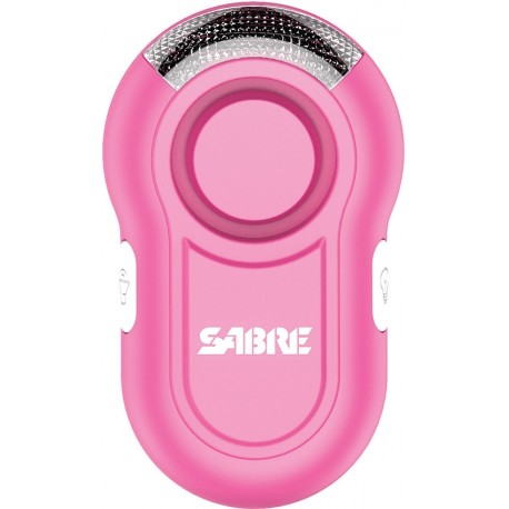 Alarme personnelle rose avec Led SABRE - 1