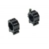 Colliers de montage pour lunette 25.4mm sur rail Picatinny WHEELER profil moyen - 1