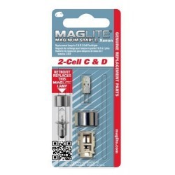 Ampoule de rechange Xénon Maglite C&D 2-cell - 1