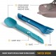 Set d'ustensile Switch Spork Bleu UCO - 4