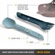 Set d'ustensile Switch Spork Stone Bleu UCO - 4