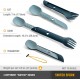 Set d'ustensile Switch Spork Stone Bleu UCO - 5