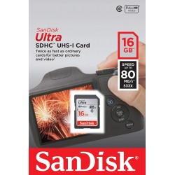 Carte mémoire SDHC 16 GB SAN DISK - 1