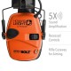 Casque d'amplification et de protection auditive Impact Sport BOLT HOWARD orange - 3