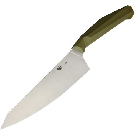 Couteau de chef Emerald DIAFIRE lame 20cm poignée fibre de verre & nylon DF9104 - 1