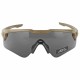 Lunette Ballistic M Frame Alpha OAKLEY TAN verre clair & fumé OO9296-1944 - 2