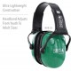 Casque de protection auditive & lunette de protection pour le tir HOWARD vert - 2