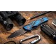 Couteau Buck Sprint OPS Pro lame 8cm Lisse Noir manche G10 (fibre de verre) Noir et Bleu - 12134 - 5