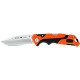 Couteau Buck Pursuit Pro lame 7.6cm Lisse Satin manche nylon noir et orange - 12756 - 6