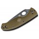 Couteau Tenacious LWT SPYDERCO lame lisse 8.6cm poignée vert olive - SC122PODBK - 2