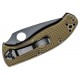 Couteau Tenacious LWT SPYDERCO lame lisse 8.6cm poignée vert olive - SC122PODBK - 3