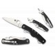 Couteau multifonctions ClipiTool Standard SPYDERCO lame lisse 8.9cm manche noir - 1