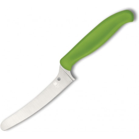 Couteau Z-Cut pointe arrondie SPYDERCO K13 vert - 1
