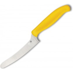 Couteau Z-Cut pointe arrondie SPYDERCO K13 jaune - 1
