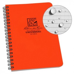 Cahier à spirale Notebook 12.4x17cm RITE-IN-THE-RAIN orange