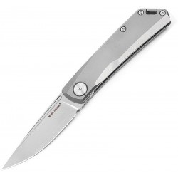 Couteau Luna Slip Joint lame lisse satin 7cm REAL STEEL - 7001 - 1