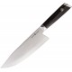 Couteau de Chef Bowie Damascus lame lisse 20.3cm MATTIA BORRANI - B087 - 1