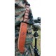 Couteau Ka-Bar Fighting Knife lame 17.8cm lisse Noir manche cuir - 1217 - 4