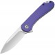 Couteau Elementum lame lisse acier D2 7.5cm manche violet G10 CIVIVI - 2