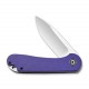 Couteau Elementum lame lisse acier D2 7.5cm manche violet G10 CIVIVI - 5