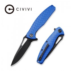 Couteau Wyvern lame lisse acier D2 8.9cm manche bleu nylon fibre de verre CIVIVI - 2