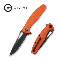 Couteau Wyvern lame lisse acier D2 8.9cm manche orange nylon fibre de verre CIVIVI - 2