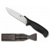 Couteau Spyderco Zoomer lame lisse acier 13.2cm manche noir G-10 (fibre de verre) - FB42GP