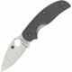 Couteau Spyderco Sage 1 lame lisse acier 7.6cm manche gris G-10 (fibre de verre)- C123GPGY - 2