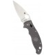 Couteau Manix 2 lame lisse acier 8.6cm manche gris FRCP (fibre de verre) - C101PGY2 - 4